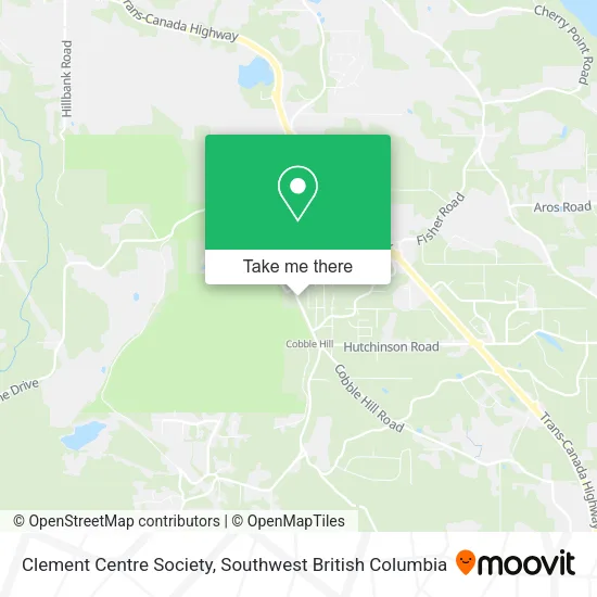 Clement Centre Society map