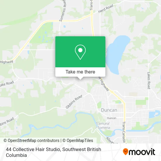 44 Collective Hair Studio map