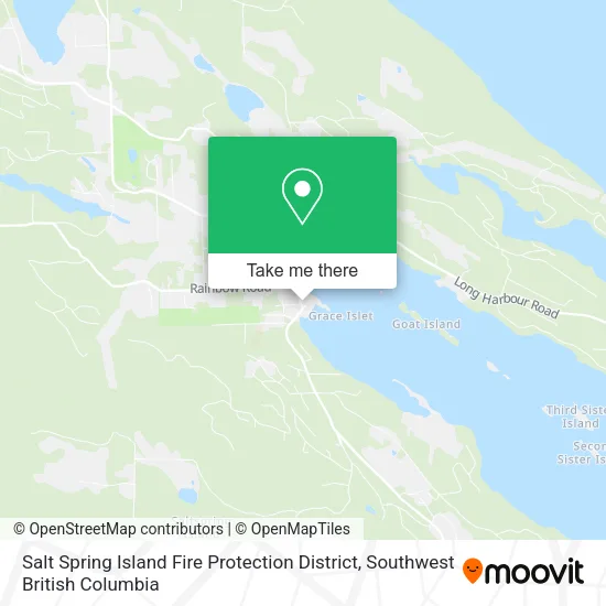Salt Spring Island Fire Protection District map