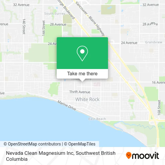 Nevada Clean Magnesium Inc map