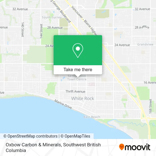 Oxbow Carbon & Minerals map