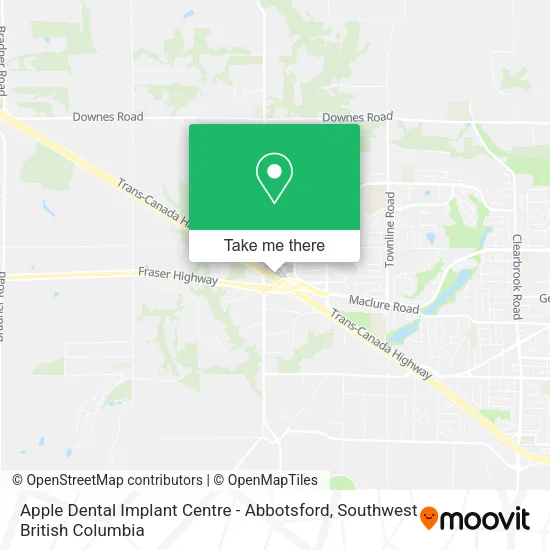 Apple Dental Implant Centre - Abbotsford map