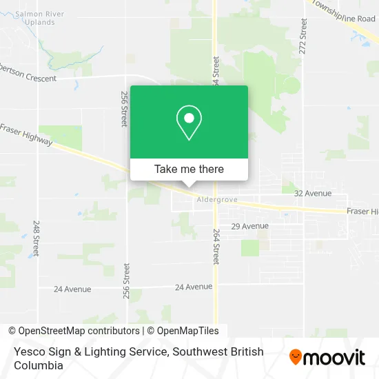 Yesco Sign & Lighting Service map