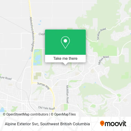 Alpine Exterior Svc map