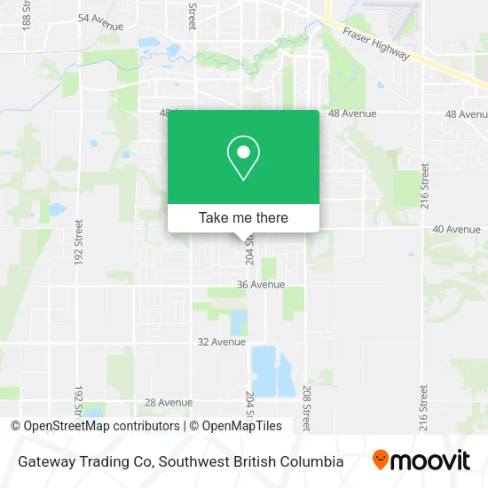 Gateway Trading Co map