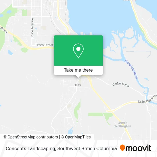 Concepts Landscaping map