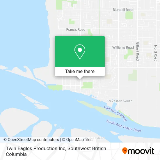 Twin Eagles Production Inc map