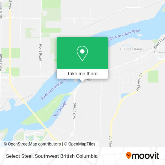 Select Steel map