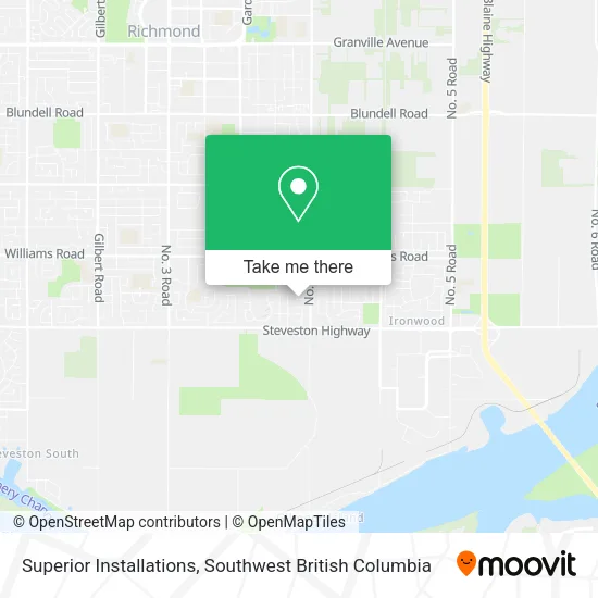 Superior Installations map