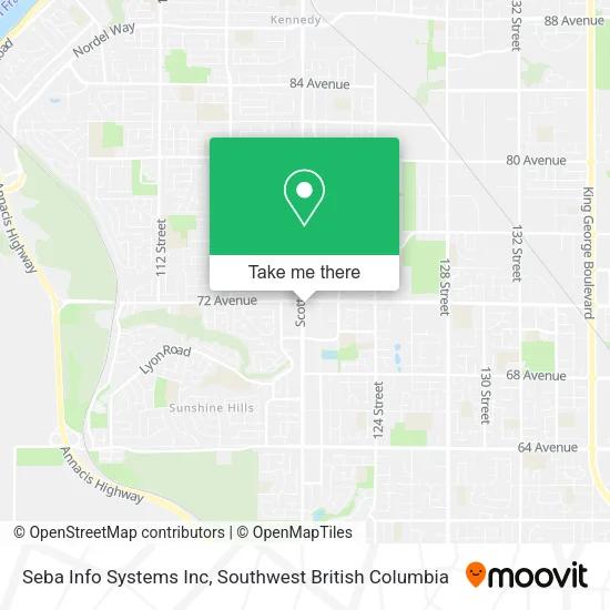 Seba Info Systems Inc map