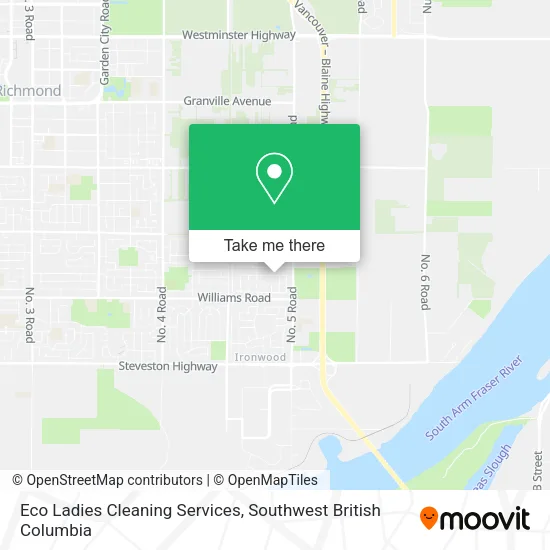 Eco Ladies Cleaning Services map