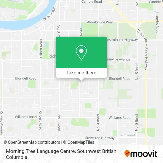 Morning Tree Language Centre map