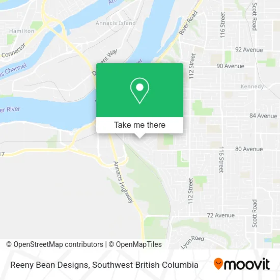 Reeny Bean Designs map