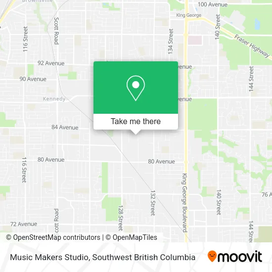 Music Makers Studio map