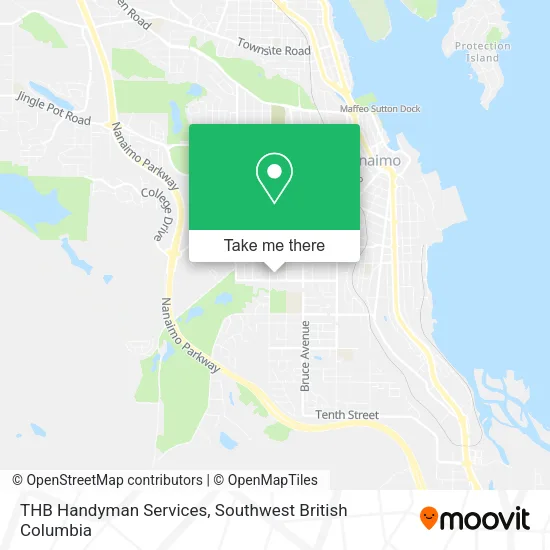 THB Handyman Services map