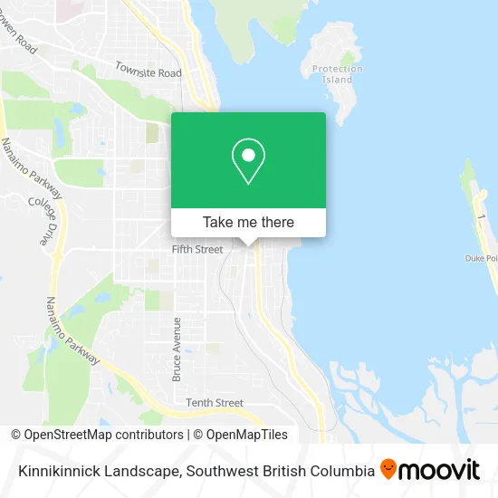 Kinnikinnick Landscape map