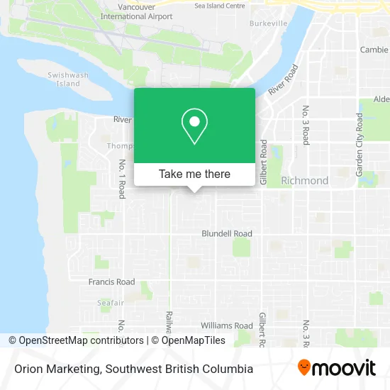 Orion Marketing map