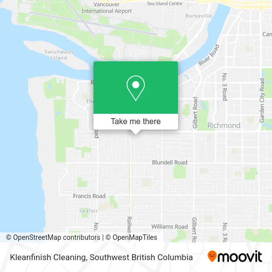 Kleanfinish Cleaning map