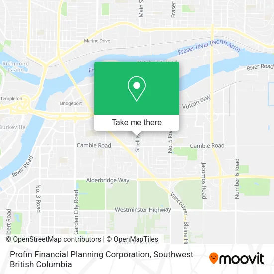 Profin Financial Planning Corporation map