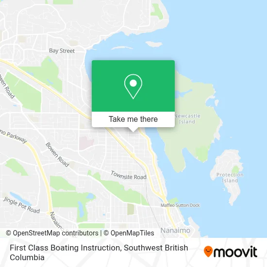 First Class Boating Instruction map