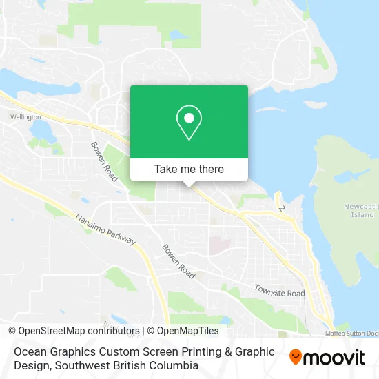 Ocean Graphics Custom Screen Printing & Graphic Design map