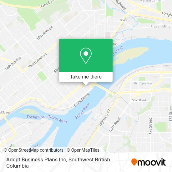 Adept Business Plans Inc map