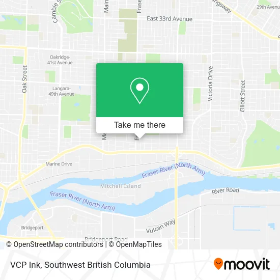 VCP Ink map
