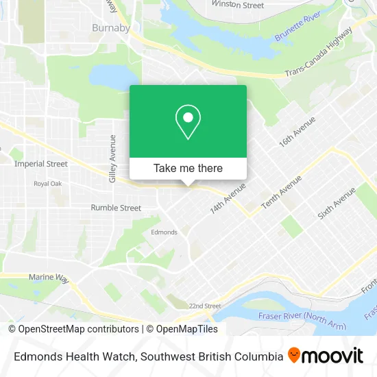 Edmonds Health Watch map