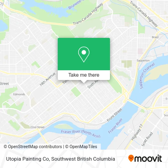 Utopia Painting Co map