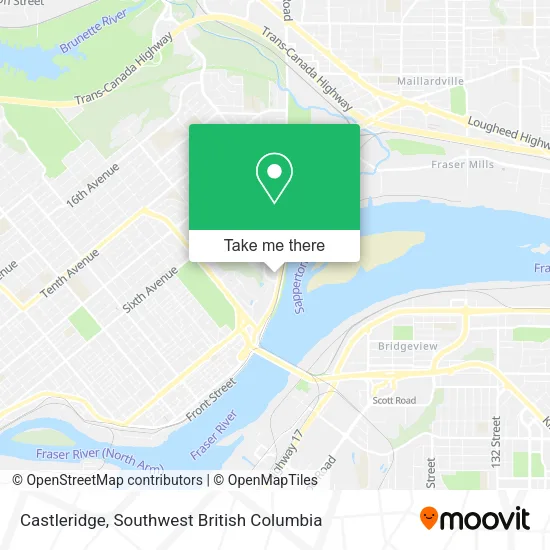 Castleridge map