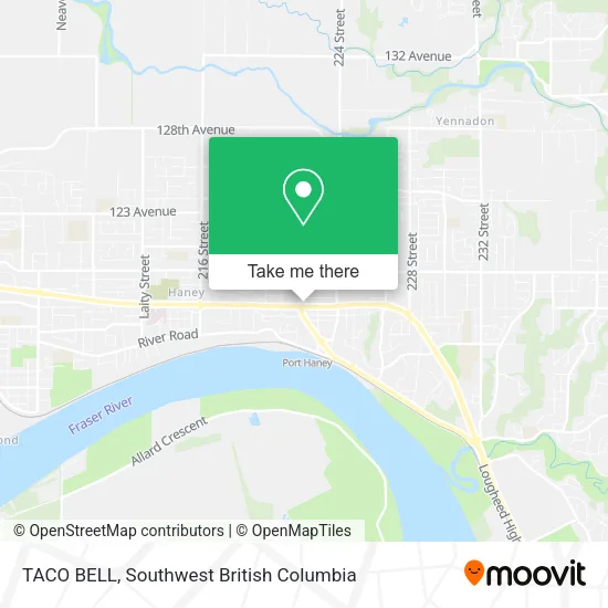 TACO BELL map