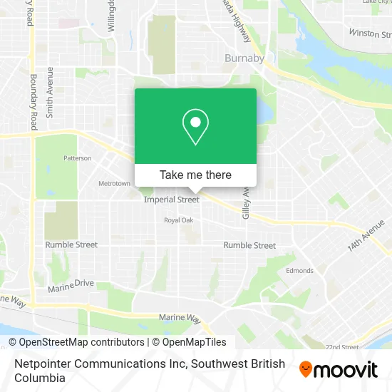 Netpointer Communications Inc map
