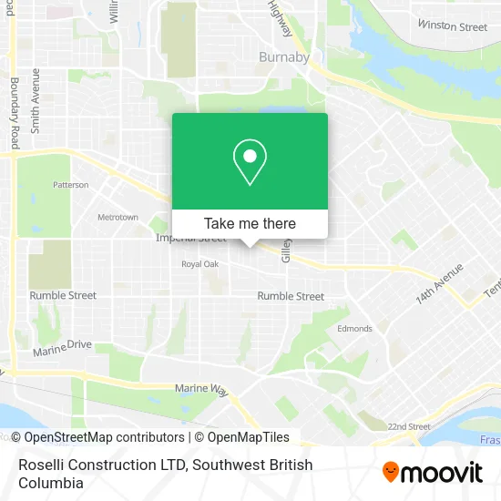 Roselli Construction LTD map