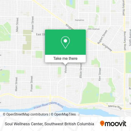 Soul Wellness Center map