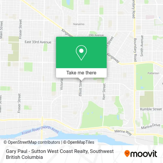 Gary Paul - Sutton West Coast Realty map