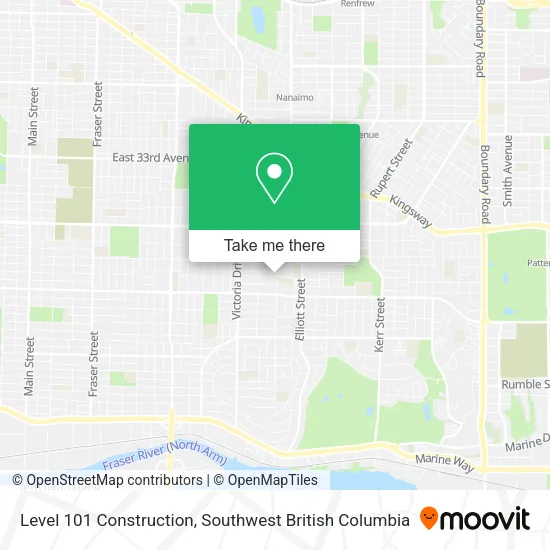 Level 101 Construction map
