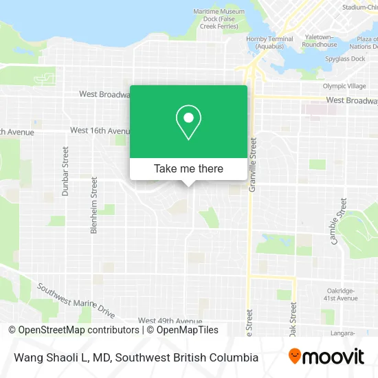 Wang Shaoli L, MD map