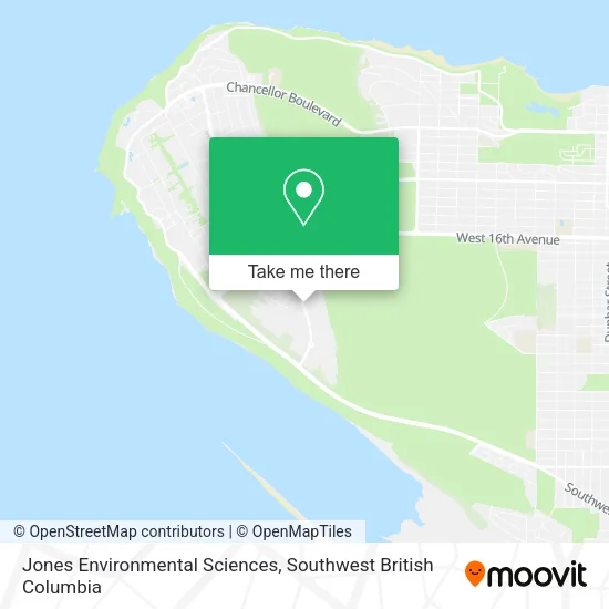 Jones Environmental Sciences map