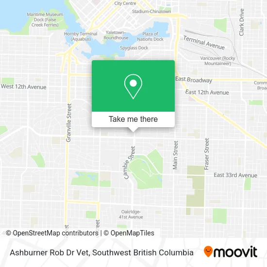 Ashburner Rob Dr Vet map