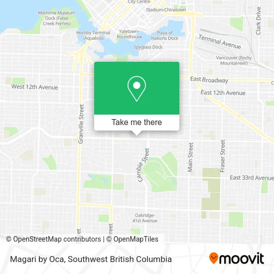 Magari by Oca map