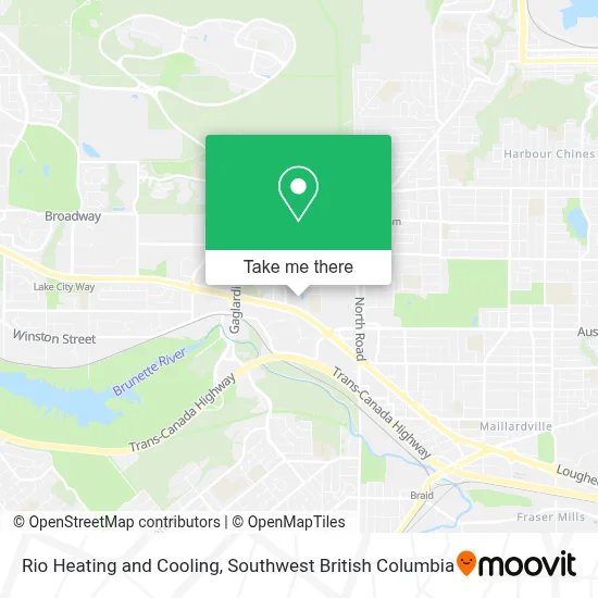 Rio Heating and Cooling map