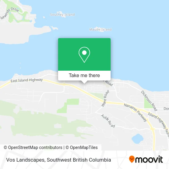 Vos Landscapes map