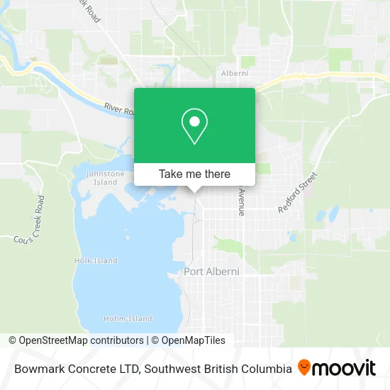 Bowmark Concrete LTD map