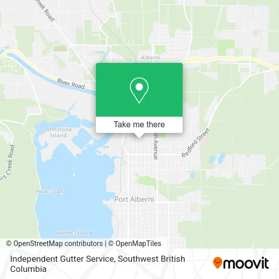 Independent Gutter Service map