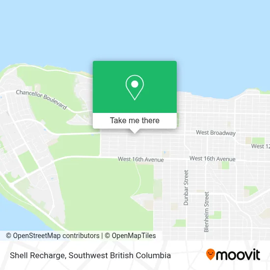 Shell Recharge map