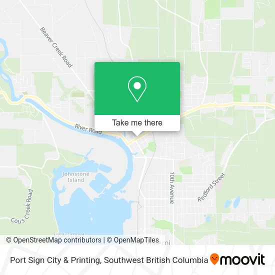 Port Sign City & Printing map