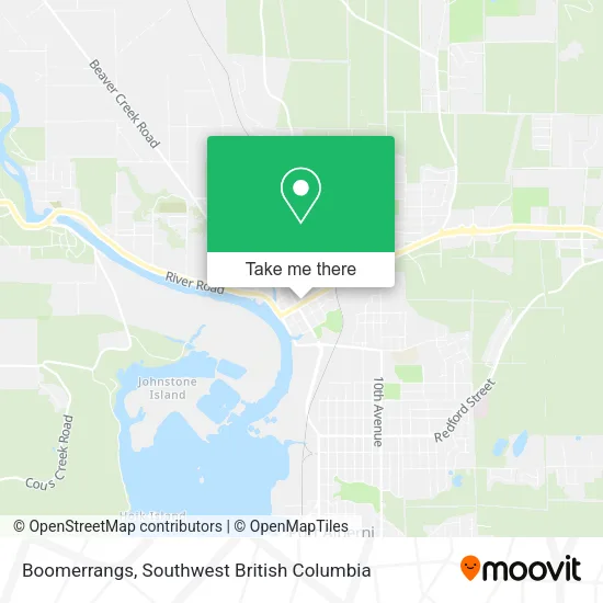Boomerrangs map