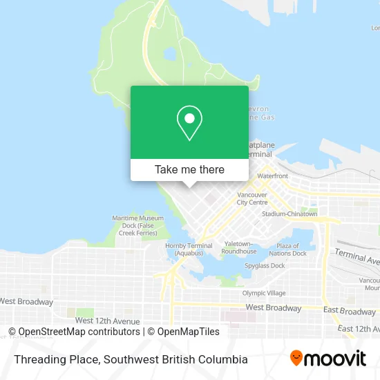 Threading Place map