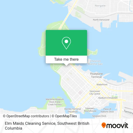Elm Maids Cleaning Service map