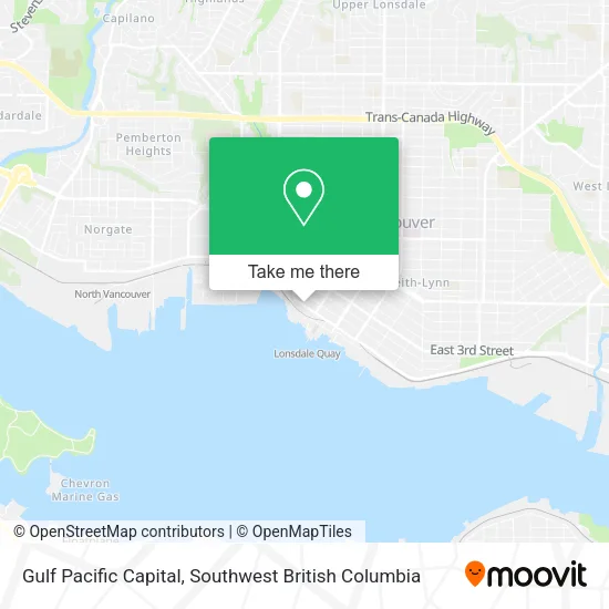 Gulf Pacific Capital map